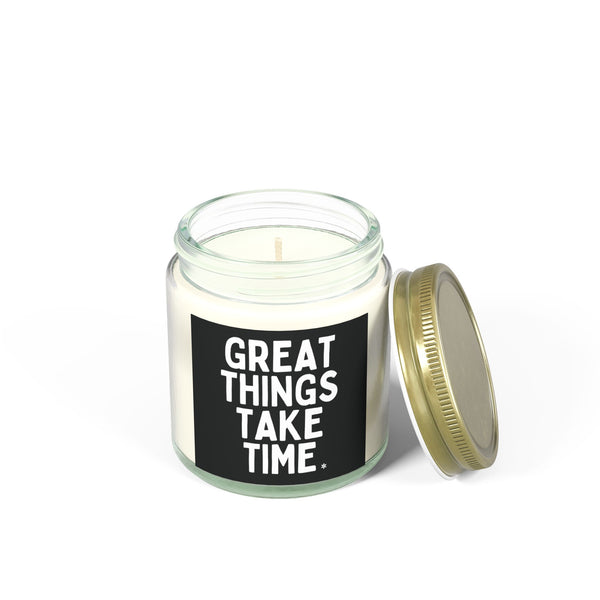 Great Things Take Time - Candle