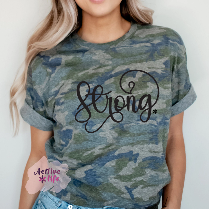 Strong Camo - T-shirt