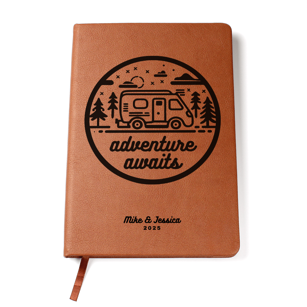 Personalized RV Adventure Awaits Journal